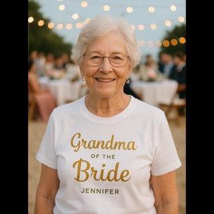 Oma van de bruid Custom T-shirt