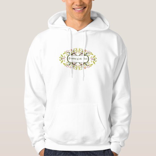 oma van de bruid hoodie (Voorkant)