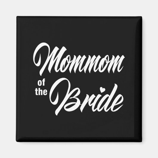 Oma van de bruid huwelijksfeest bijpassende bruids magneet (Voorkant)