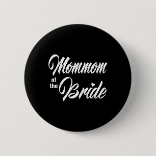 Oma van de bruid huwelijksfeest bijpassende bruids ronde button 5,7 cm