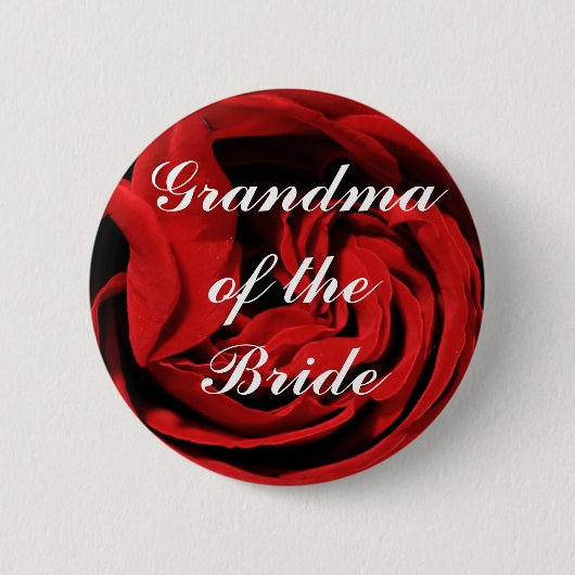 oma van de bruid ronde button 5,7 cm (Voorkant)