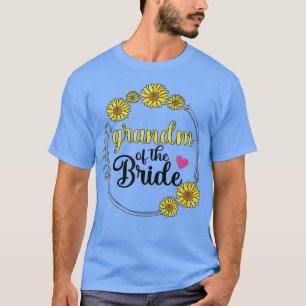Oma van de bruid trouwende bijpassende bruidsfeest t-shirt