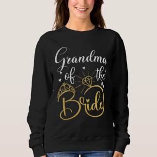 Oma van de bruid trouwt bruidsfeest bijpassend trui