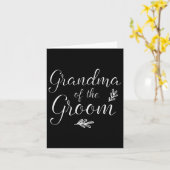 Oma van de bruidegom bruiloft douche kaart (Gele Bloem)