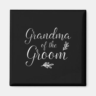 Oma van de bruidegom bruiloft douche magneet