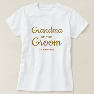 Oma van de Bruidegom Custom T-Shirt