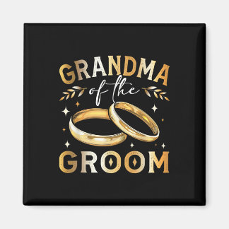 Oma van de bruidegom Grooms Oma bruiloft en einde Magneet