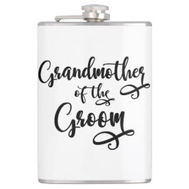 Oma van de bruidegom heupfles