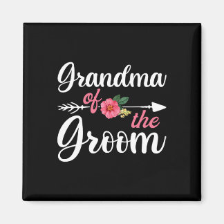 Oma van de bruidegom shirts voor vrouwen1 magneet