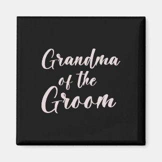 Oma van de bruidegom T-shirt bruiloft team van bru Magneet