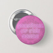 Oma van de bruidknop ronde button 5,7 cm (Voorkant /achterkant)