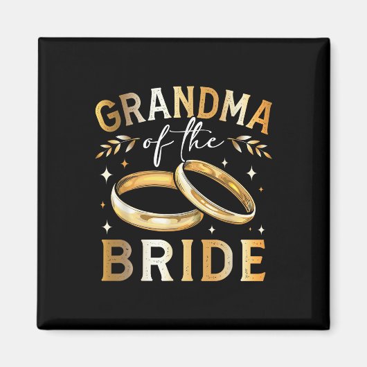 Oma van de bruid's oma bruiloft en E Magneet (Voorkant)