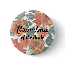 Oma van de Button van de herfst van de bruidsschat