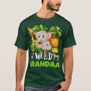 Oma van de dierentuin Birthday Safari Oerwoud Ani T-shirt