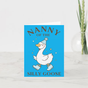 Oma van de domme gans verjaardag familie 1e kaart
