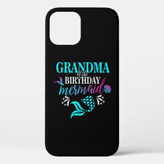 Oma van de familie van de zeemeermin Case-Mate iPhone case (Achterkant)