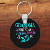 Oma van de familie van de zeemeermin sleutelhanger (Voorkant)