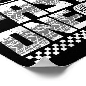 Oma van de Fast One First Birthday Race Poster (Hoek)