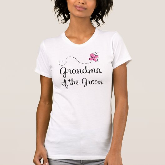 Oma van de Groom Canvas tas T-shirt (Voorkant)