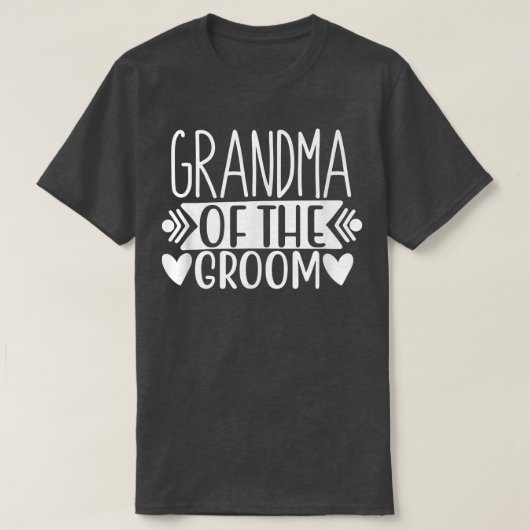 Oma van de Groom T-shirt (Design voorkant)