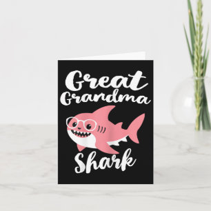 Oma van de haai Funny Moederdag Kaart