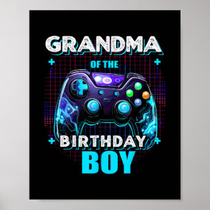 Oma van de jarige jongen Matching familie video Poster