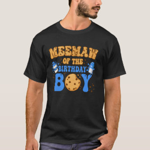 Oma van de jarige jongen Melk en koekjes liefhebbe T-shirt