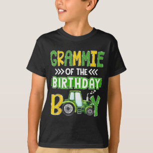Oma van de jarige jongen Tractoren Boeren Trucks F T-shirt