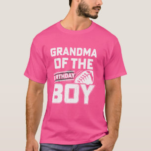 Oma van de jarige jongen voetbal het is mijn verja t-shirt