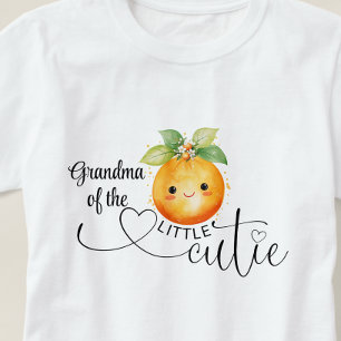 Oma van de Kleine Cutie Citrus Sinaasappel T-shirt