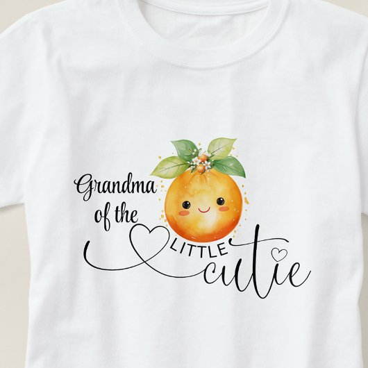 Oma van de Kleine Cutie Citrus Sinaasappel T-shirt