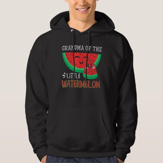 Oma van de Little Watermelon Melon Family Match Hoodie (Voorkant)