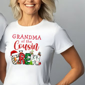 Oma van de neef Crew Christmas Doodle T-shirt