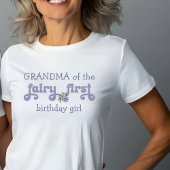 Oma van de Paarse Fairy First Berry Verjaardag T-shirt