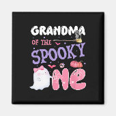Oma van de Spooky One 1st Birthday Halloween P Magneet (Voorkant)