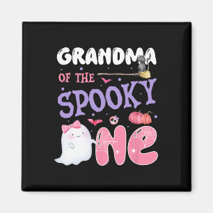 Oma van de Spooky One 1st Birthday Halloween P Magneet