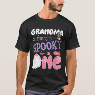 Oma van de Spooky One 1st Birthday Halloween P T-shirt