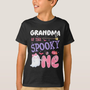 Oma van de Spooky One 1st Birthday Halloween P T-shirt