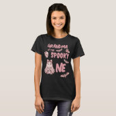Oma van de Spooky One Cute Pinkoween T-shirt (Voorkant volledig)