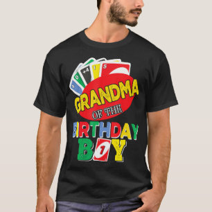 Oma van de Uno Verjaardag Jongen, Verjaardag Jonge T-shirt