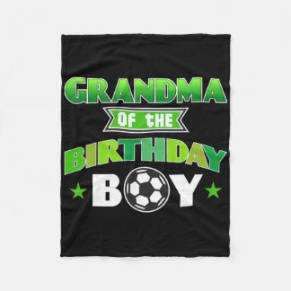 Oma van de verboyboy voetbalfeest familie liefde fleece deken