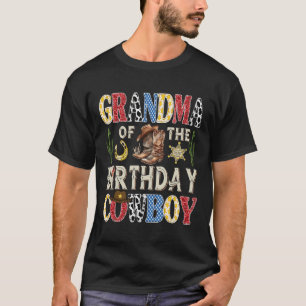 Oma van de verjaardag Cowboy Rodeo Western T-shirt