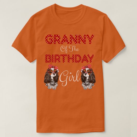 Oma van de verjaardag meisje t-shirt (Design voorkant)