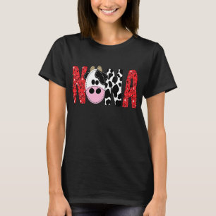 Oma van de verjaardag voor jongenskoe boerderij ve t-shirt