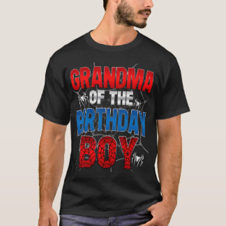 Oma van de verjaardagsjongen Shirt bijpassende fam