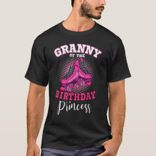 Oma van de Verjaardagsprinses Roller Schaatsen Ska T-shirt