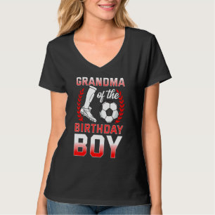 Oma van de voetbalspelerspeler voetbal t-shirt