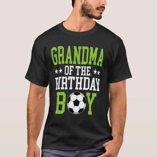 Oma van de Vogelspeelster Voetbal T-shirt (Voorkant)