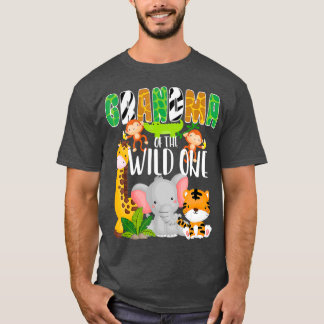 Oma van de Wilde One Zoo Theme Birthday T-shirt