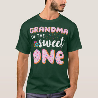 Oma van de zoete donut verjaardag t-shirt